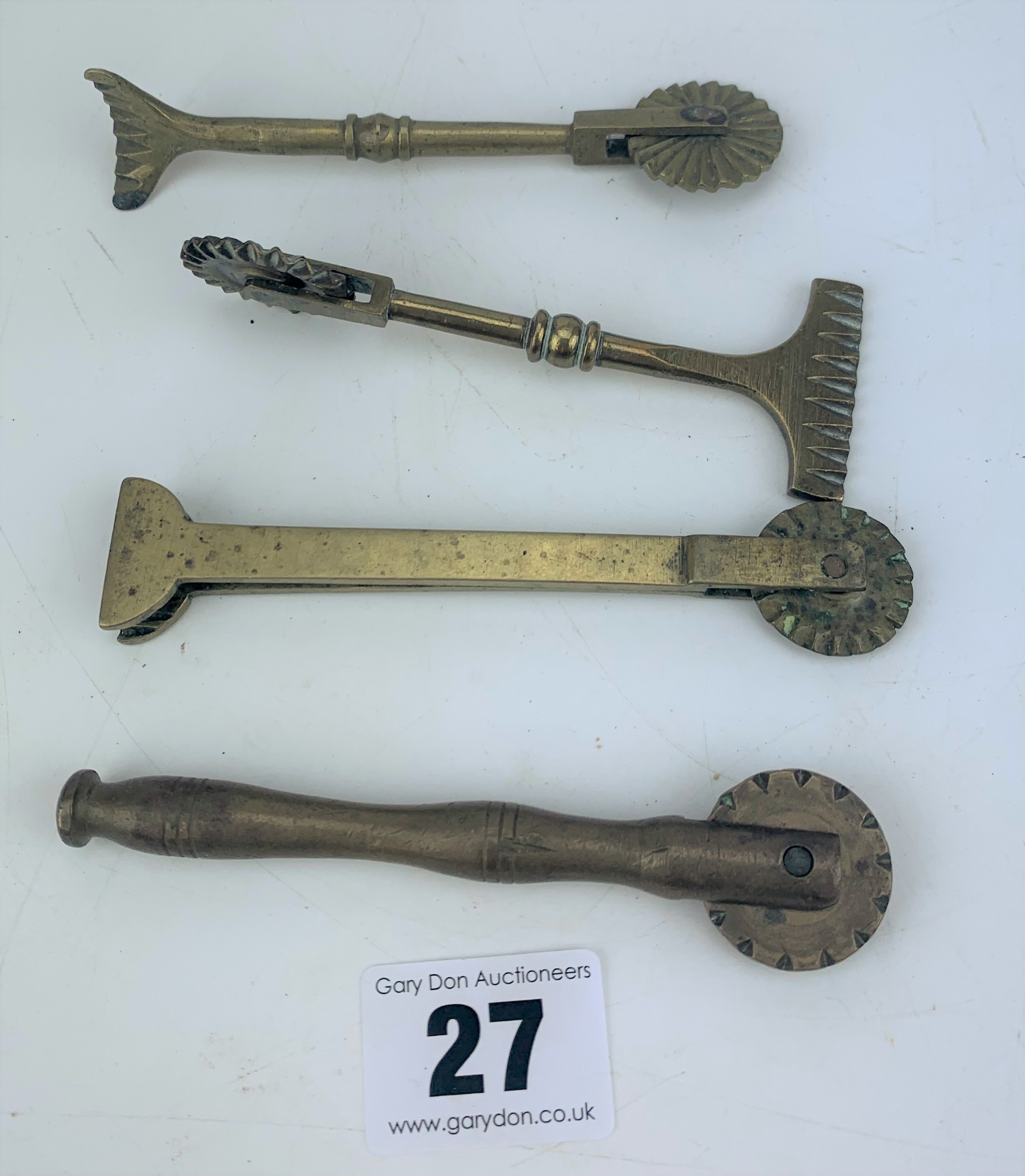 4 brass crimpers - Image 3 of 4
