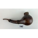 Leather African pipe