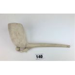 Large football clay pipe