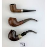 3 Briar pipes