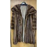 Vintage brown fur coat