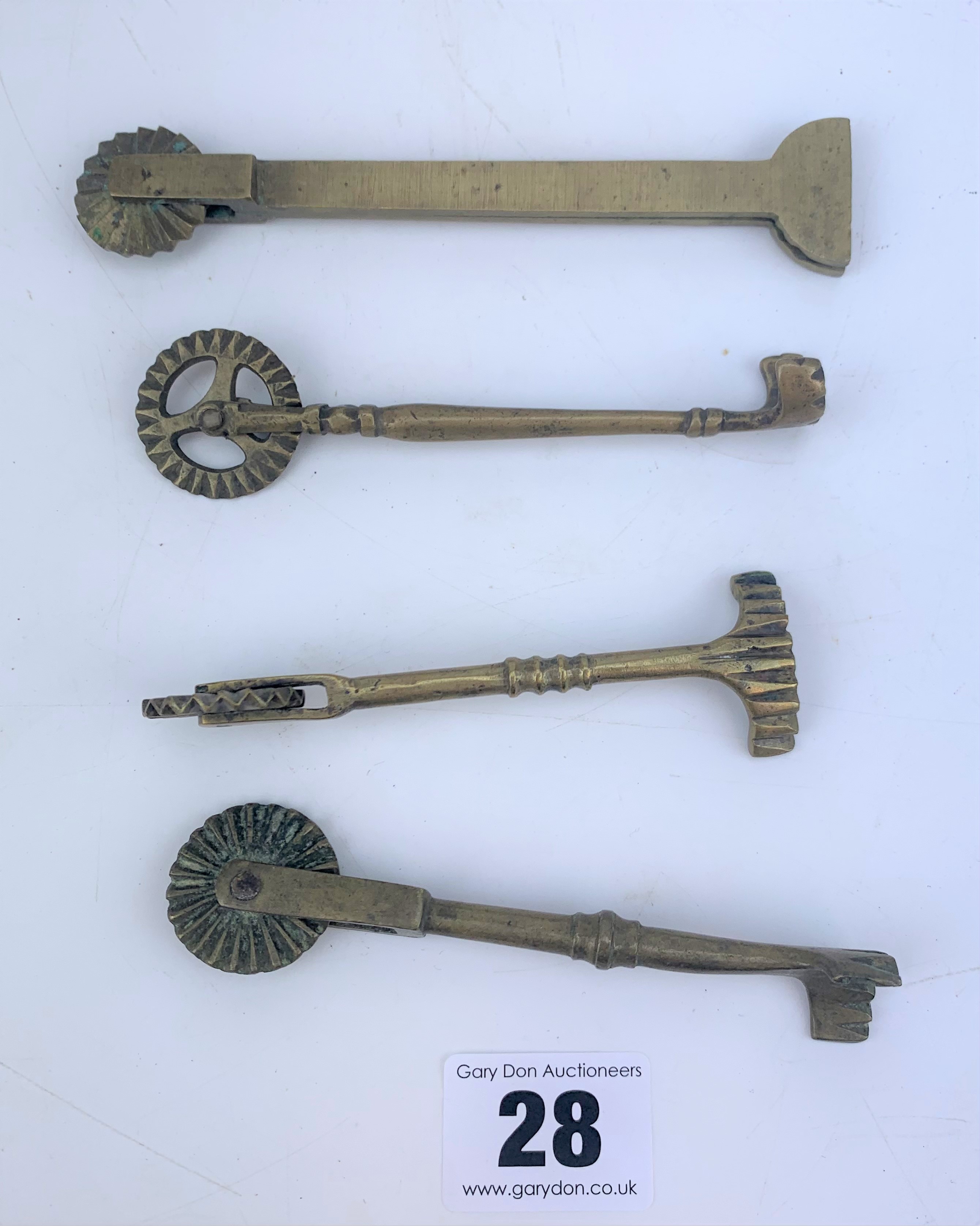 4 brass crimpers - Image 3 of 4