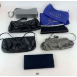 6 assorted evening bags