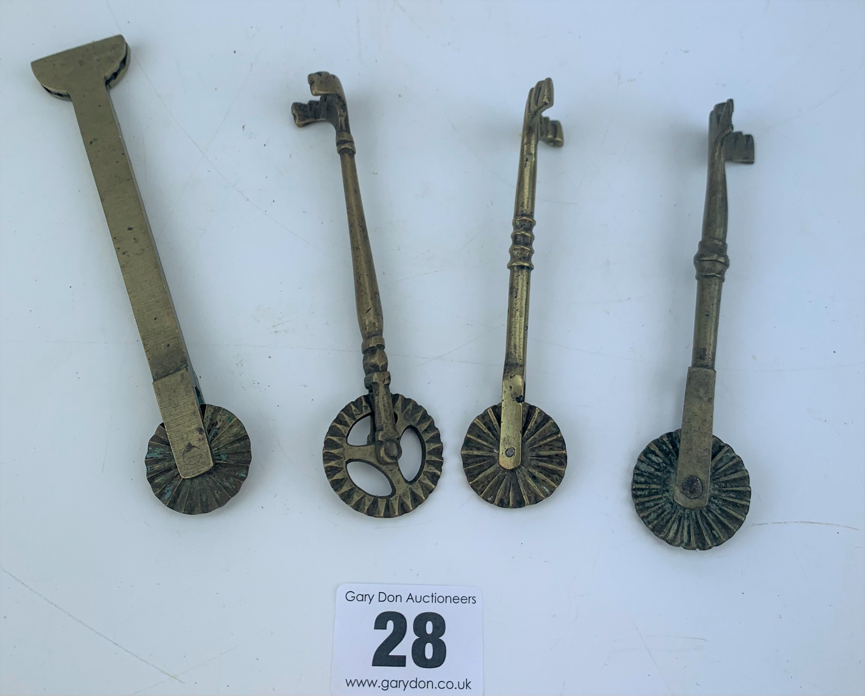 4 brass crimpers - Image 4 of 4