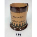 Doulton Lambeth stoneware tankard