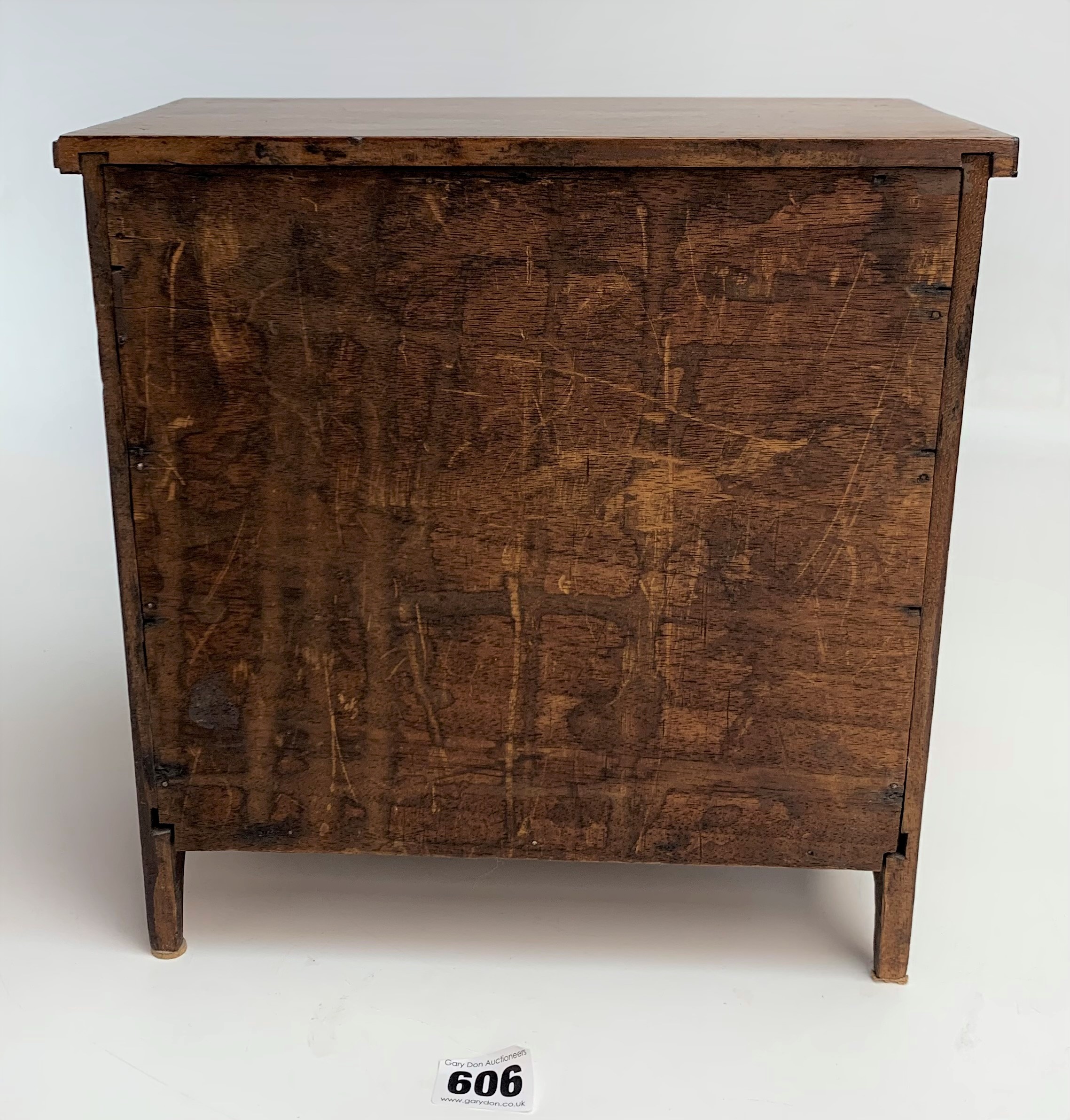 George III miniature chest of drawers - Image 8 of 12