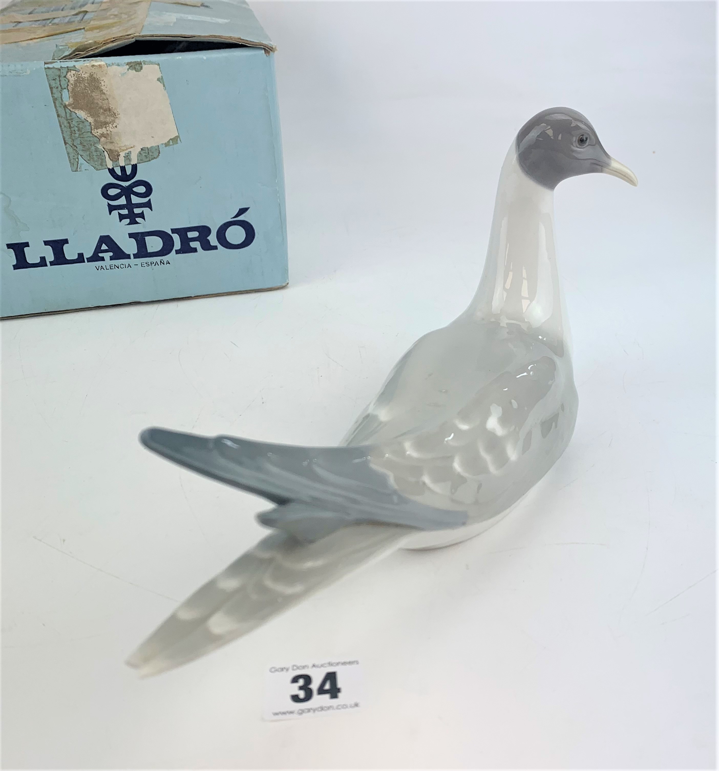 Lladro bird figure in box - Image 3 of 4