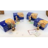 4 Boxed Hummel figures