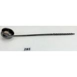 Masonic plated punch ladle with coin