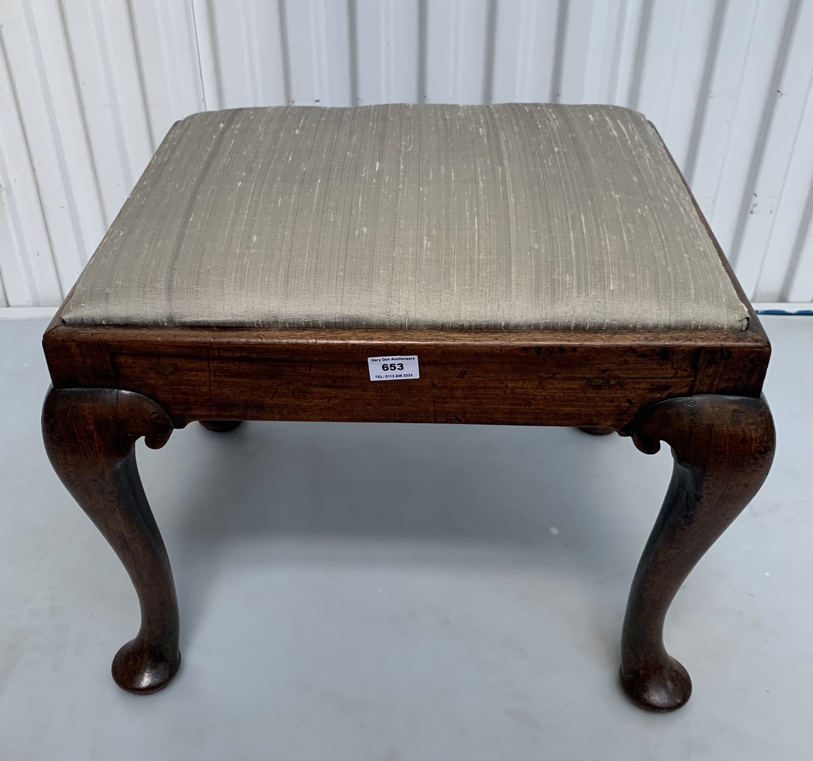 George IV dressing table stool