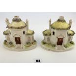 Pair of House design Pastilles