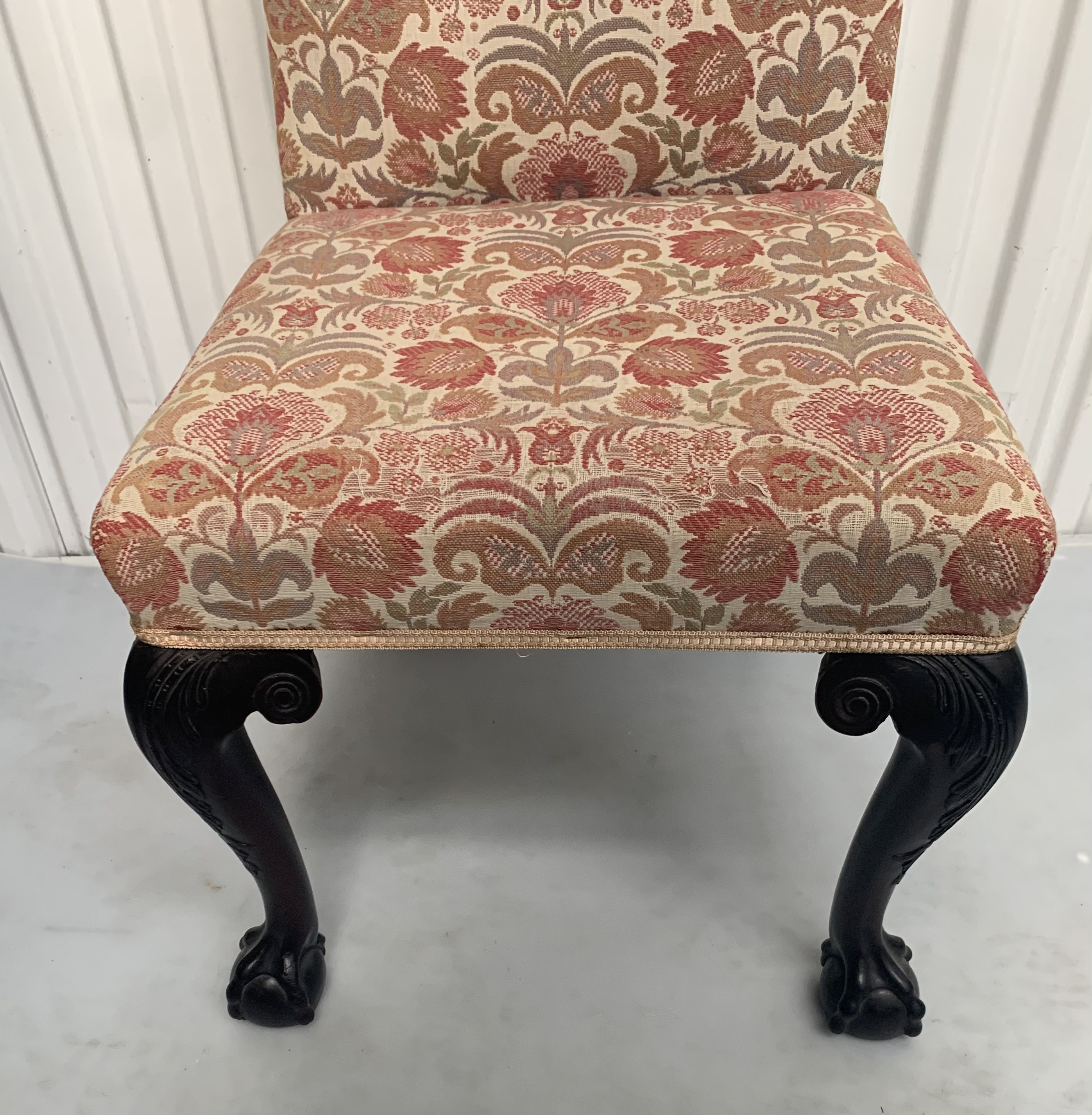 George II Cuban mahogany side chair - Image 2 of 6