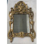 18th Century giltwood mirror.