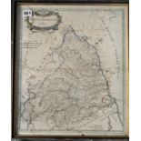 Map of Northumberland by R. Morden