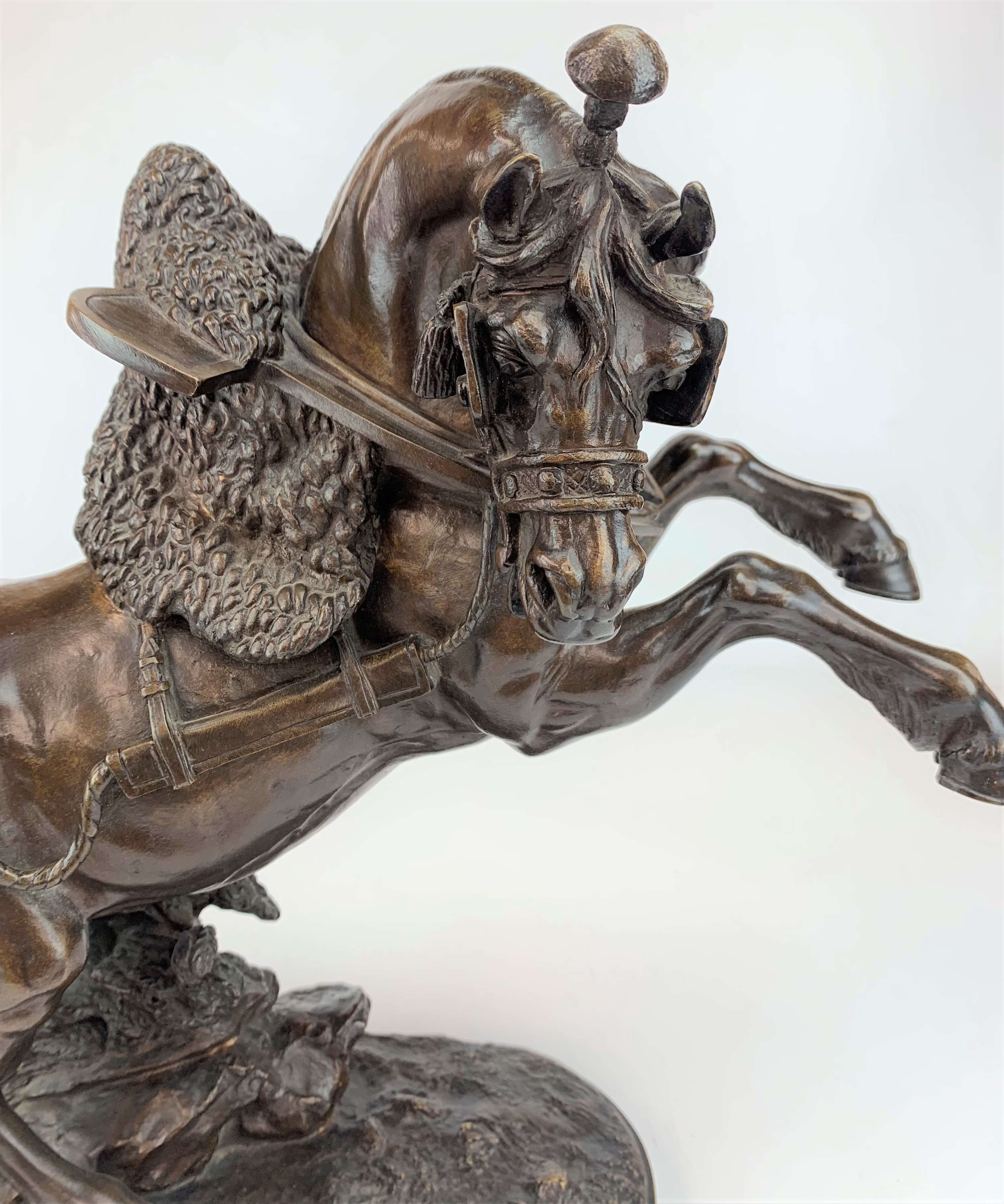 Bronze horse by Victor Paul Dargaud - Image 3 of 11