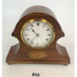 Inlaid balloon shaped clock