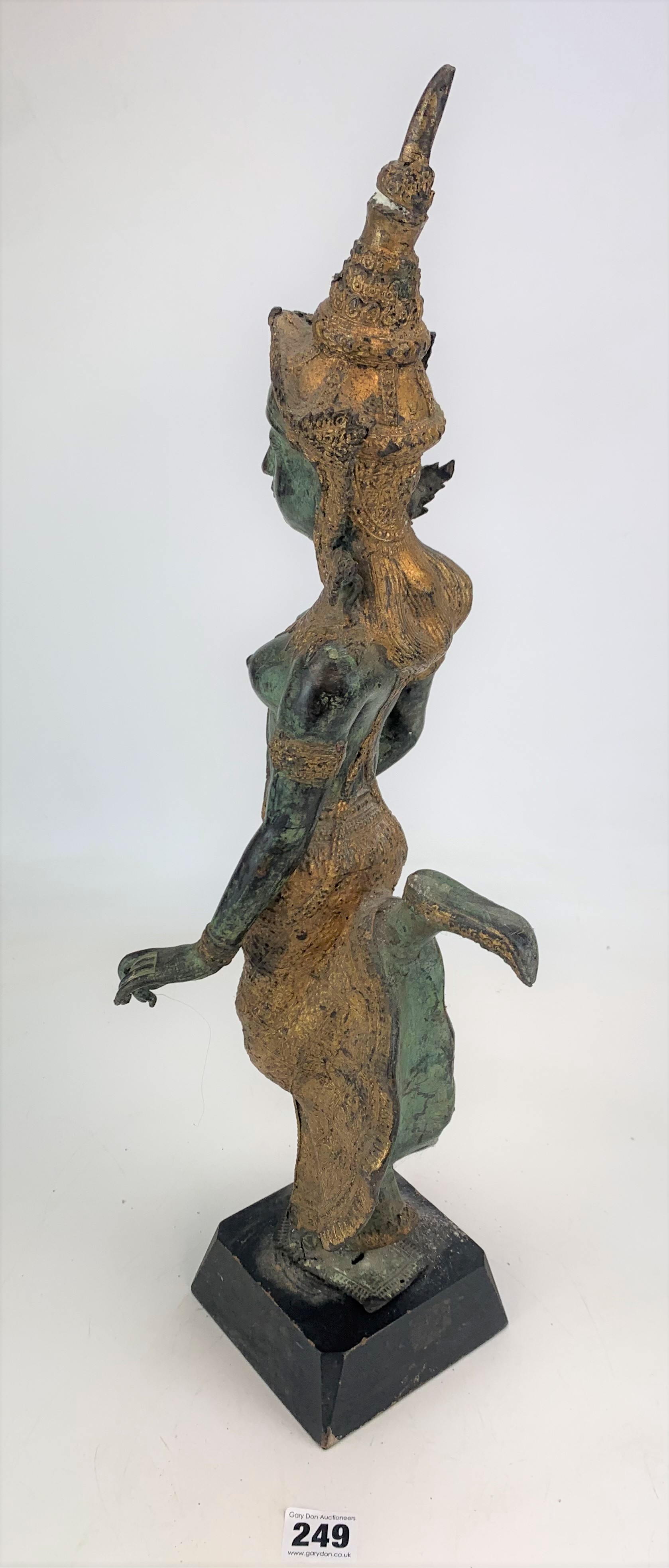 Bronze Hindu figure - Image 6 of 9