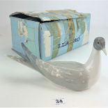 Lladro bird figure in box
