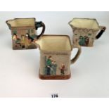 3 large Royal Doulton Dickens jugs