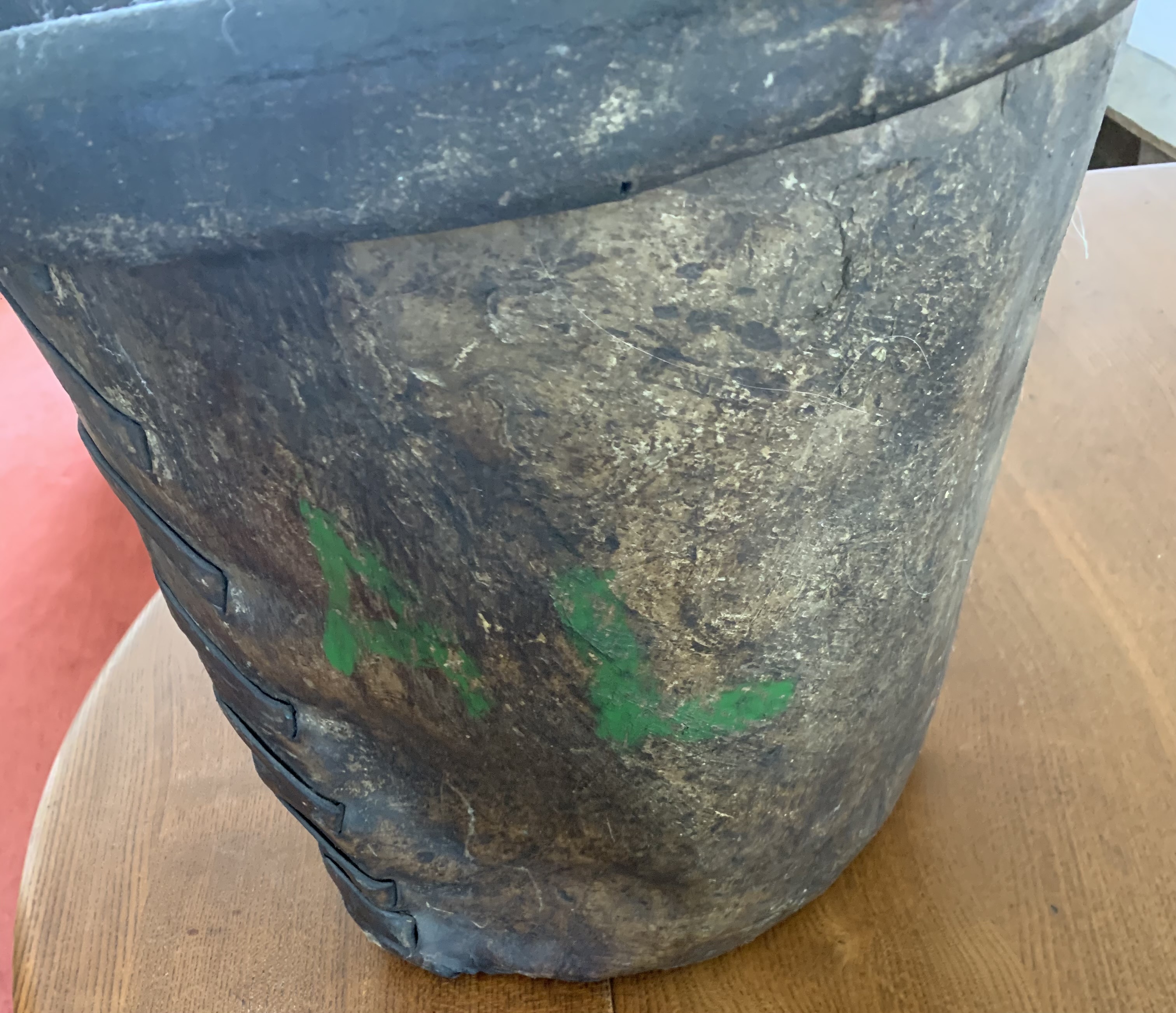 Antique Leather Bucket - Image 14 of 14