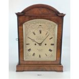 Mahogany striking table clock