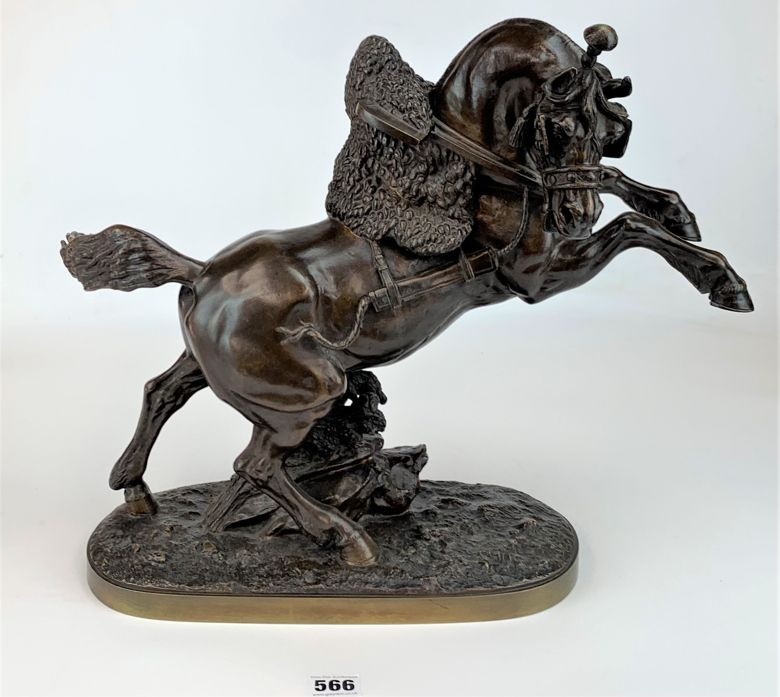 Bronze horse by Victor Paul Dargaud