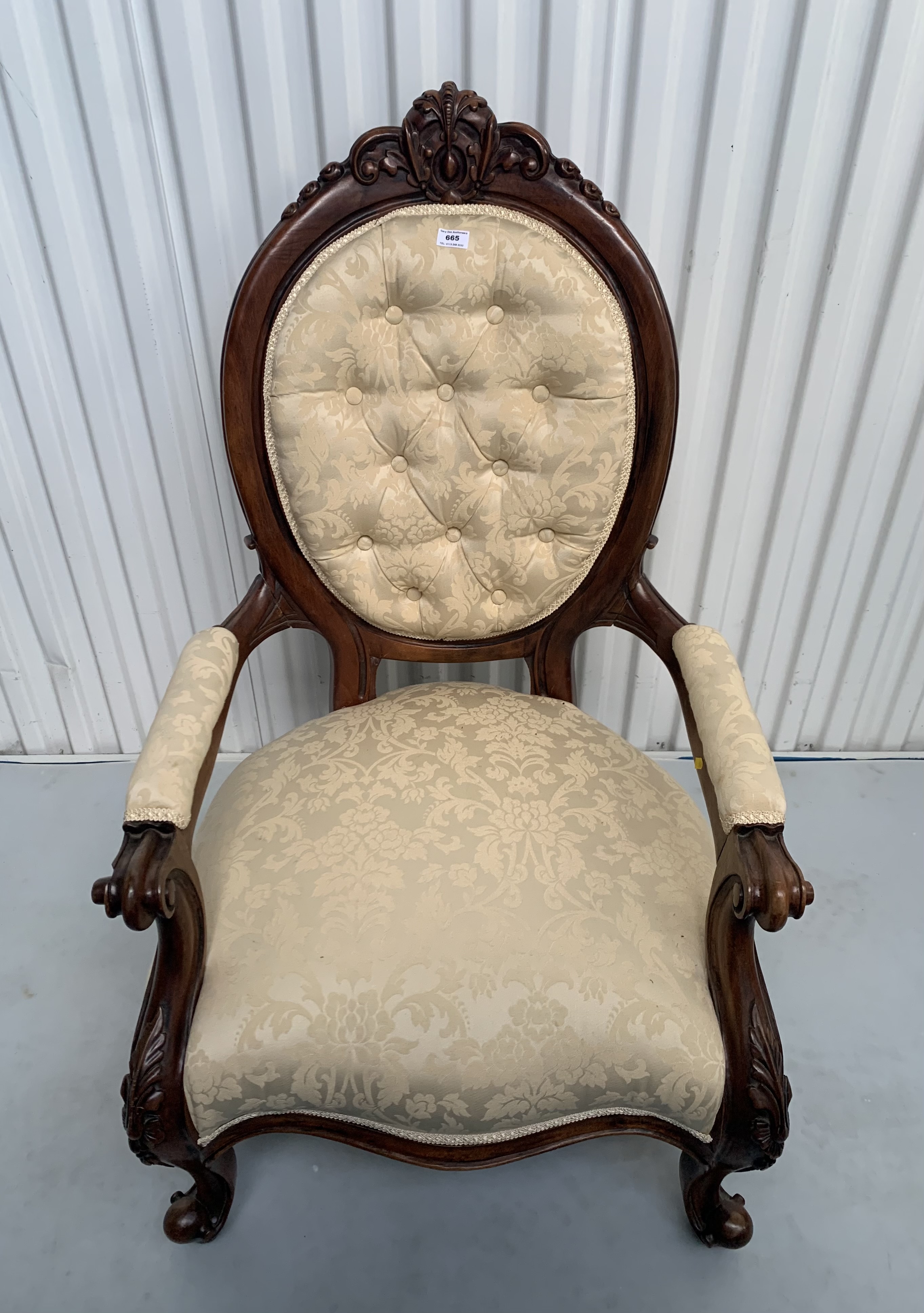 Victorian armchair