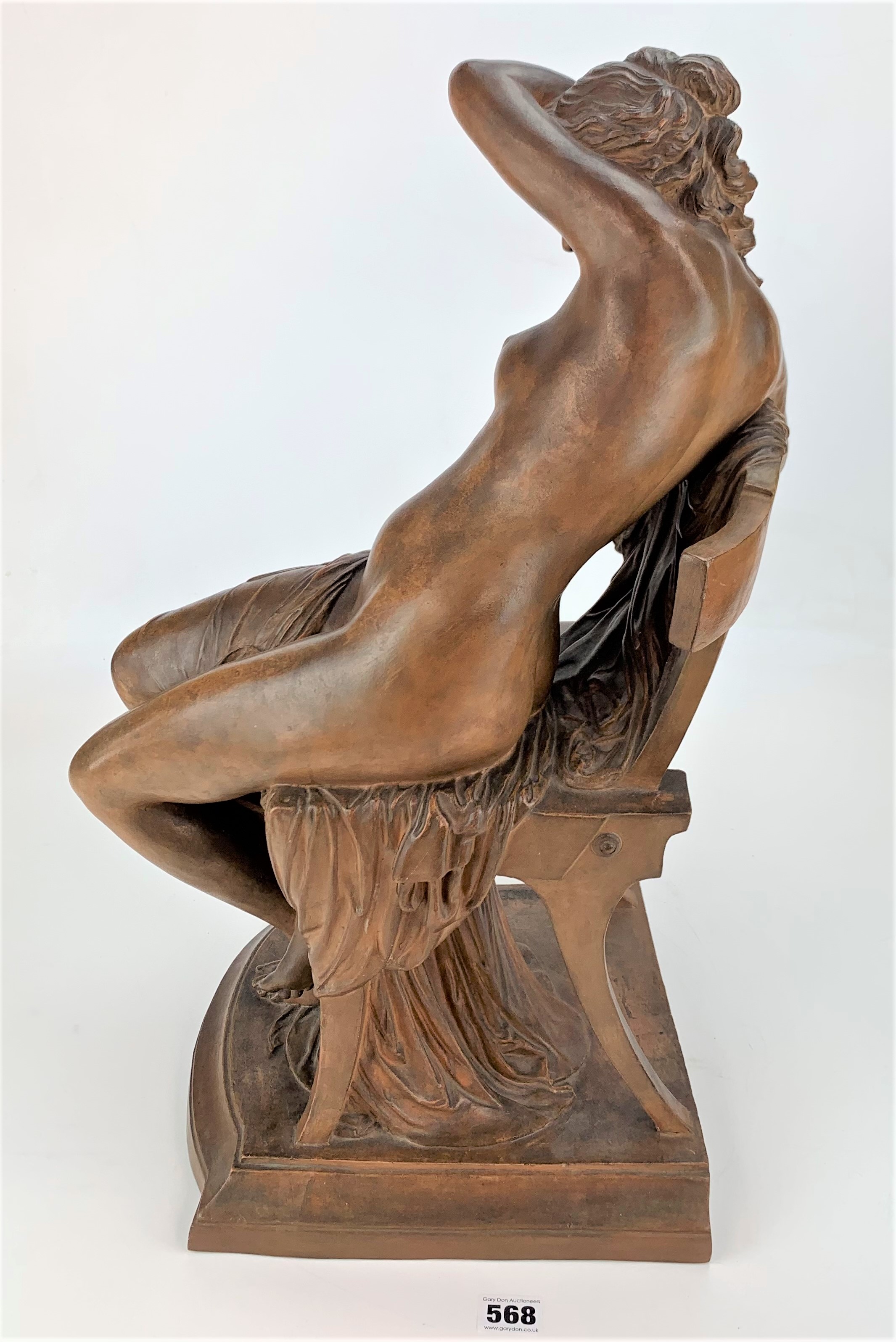 Terracota figure by Jules Franceschi - Image 11 of 15