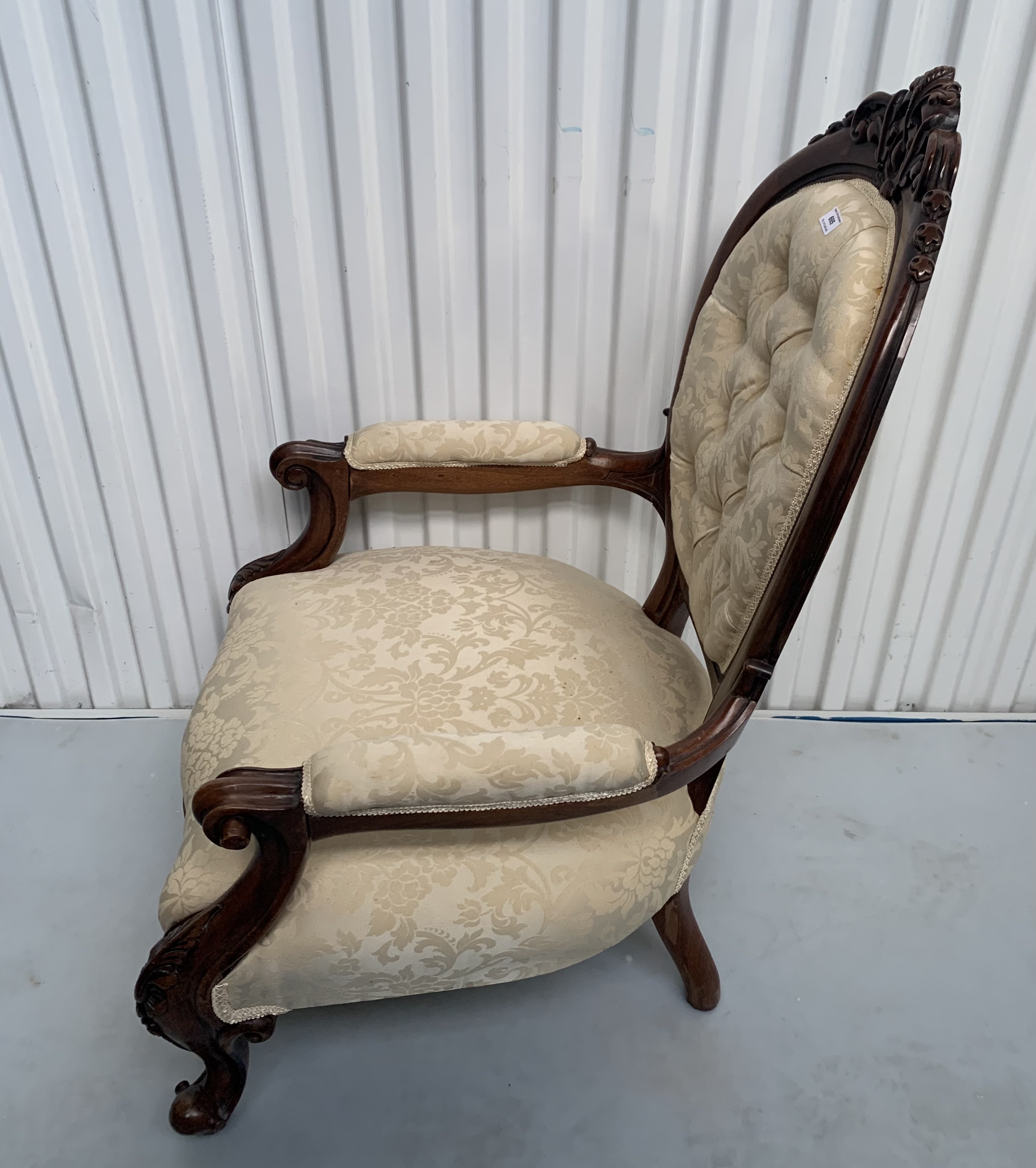 Victorian armchair - Image 2 of 8