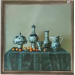 Large still life oil painting