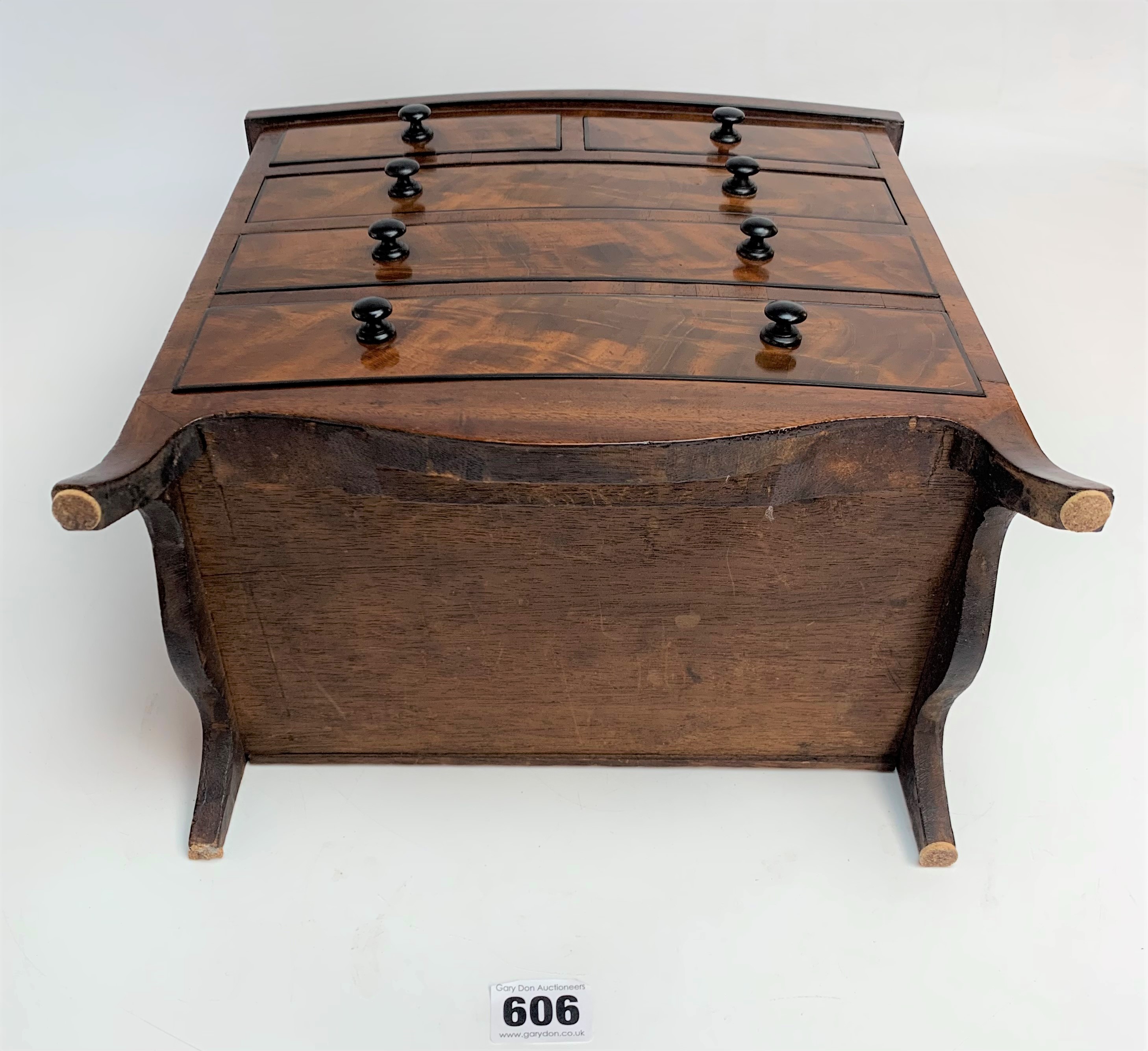 George III miniature chest of drawers - Image 12 of 12