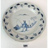 English Delft plate