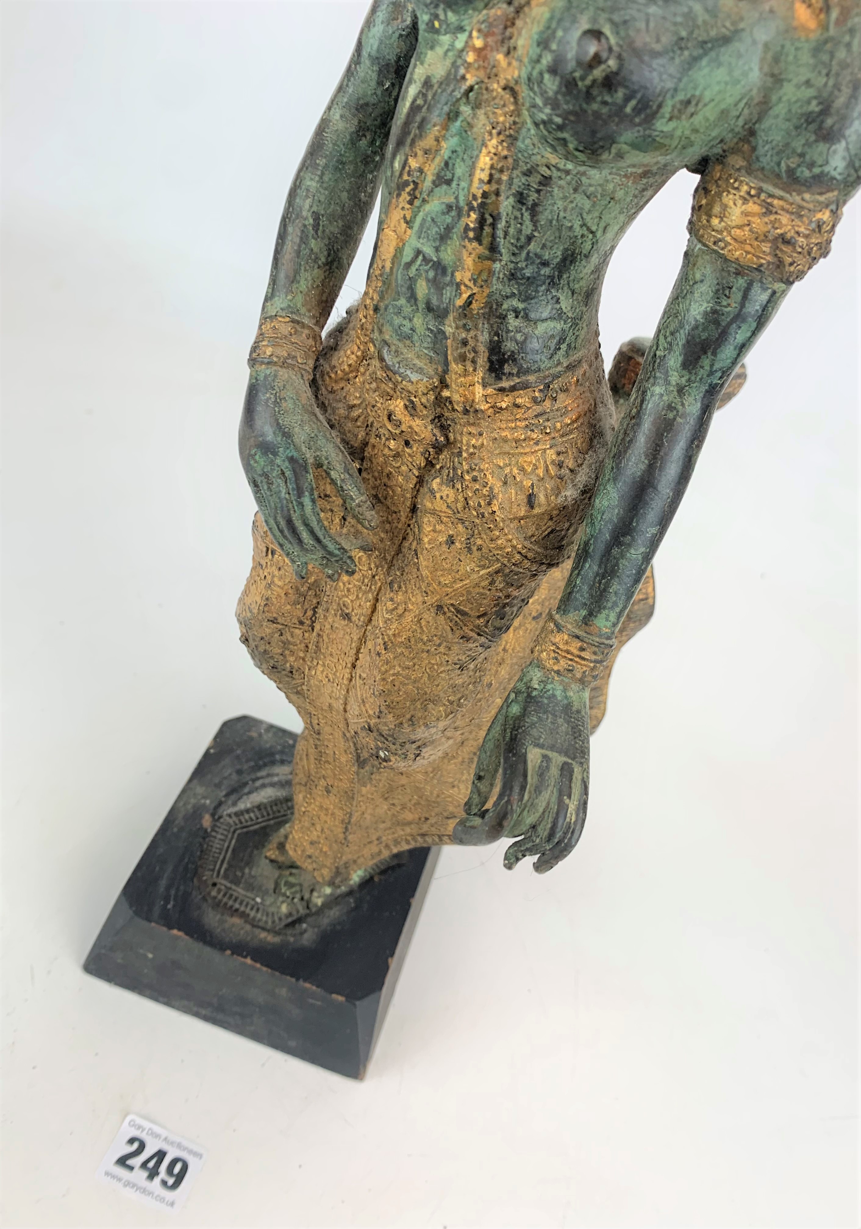 Bronze Hindu figure - Image 4 of 9