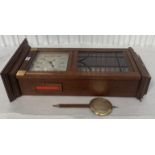 Mahogany wall clock