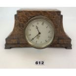 Smith's oak mantle clock