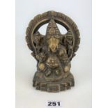 Bronze Ganesha figure