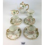 Aynsley Geranium tea set