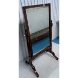 Regency cheval mirror