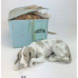 Lladro Dog figure in box