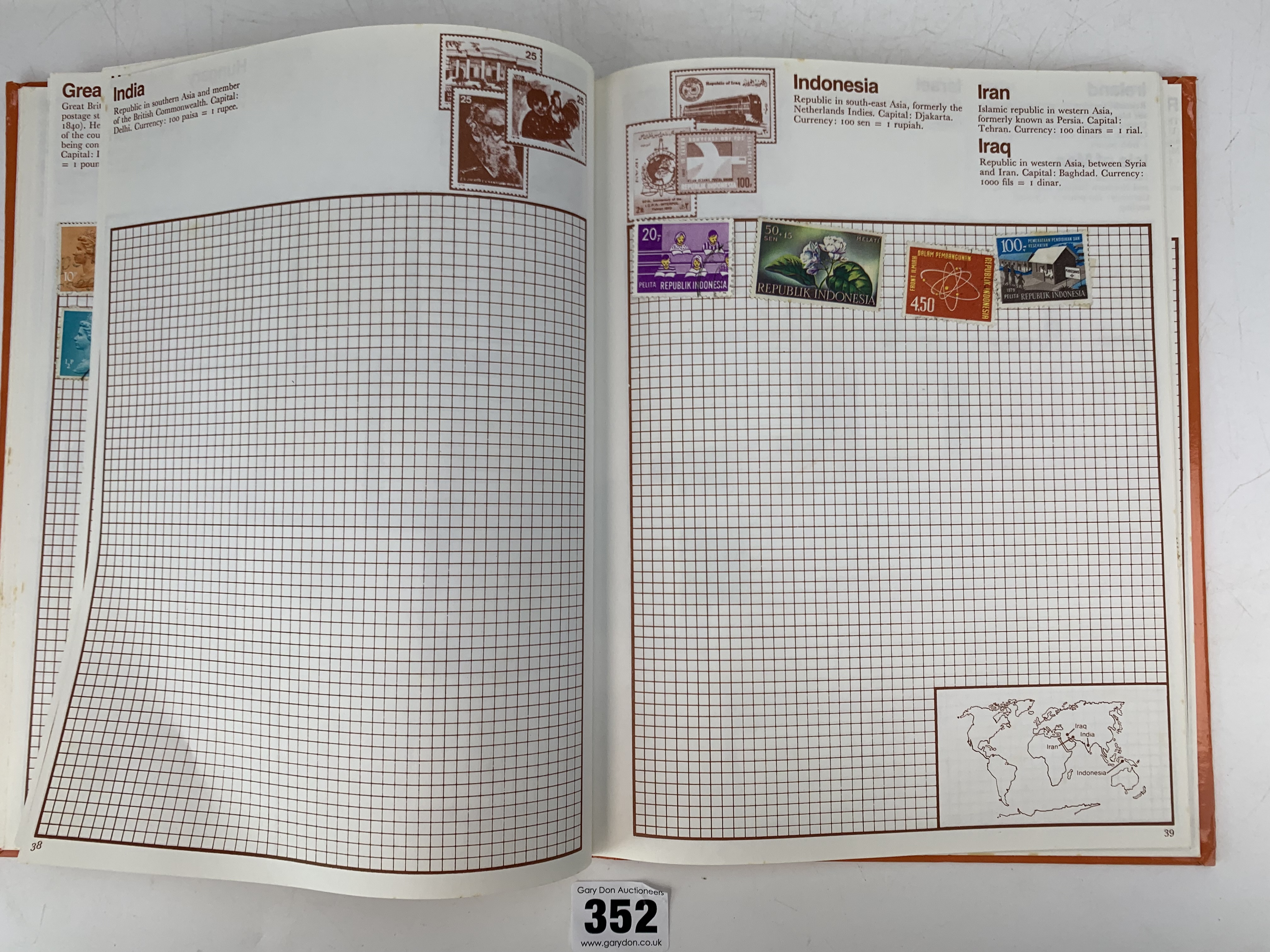 3 stamp albums - Image 18 of 32
