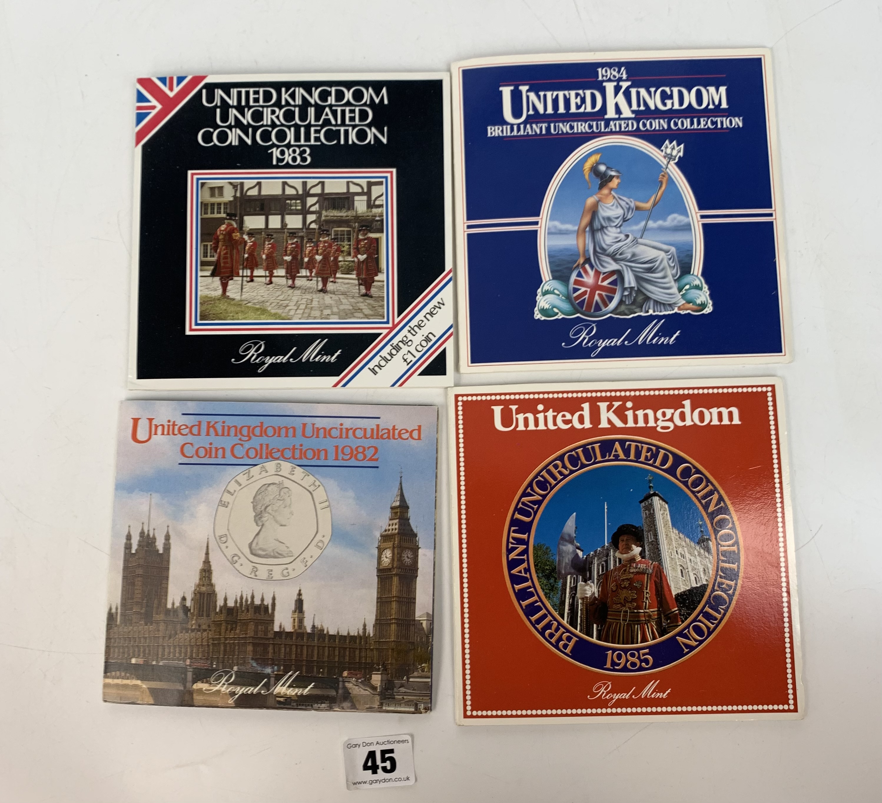 4 Royal Mint UK Annual Coin Sets - Image 3 of 3