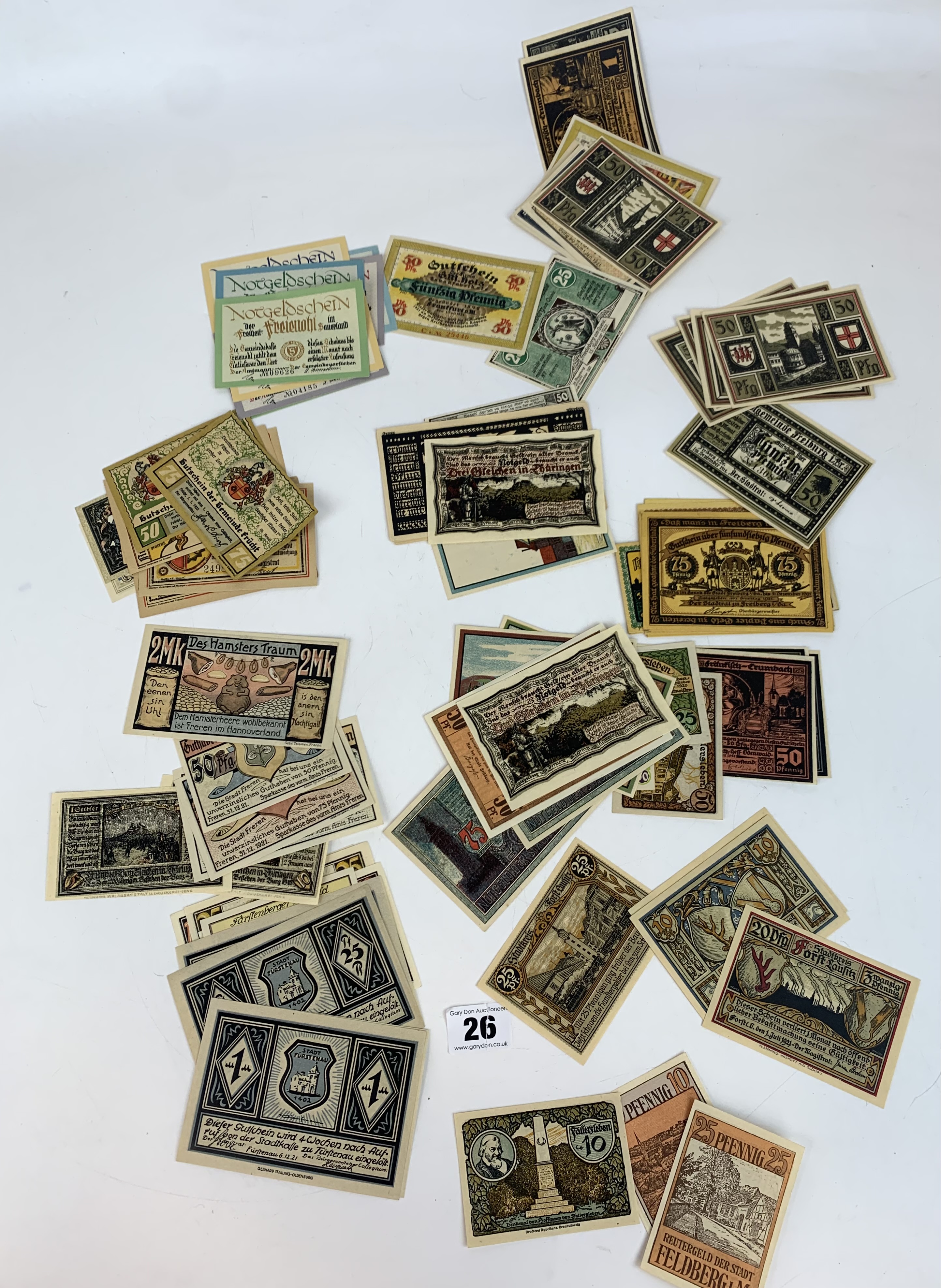 Quantity of German notgeld banknotes - Image 2 of 2