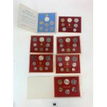 7 Vatican mint coin sets