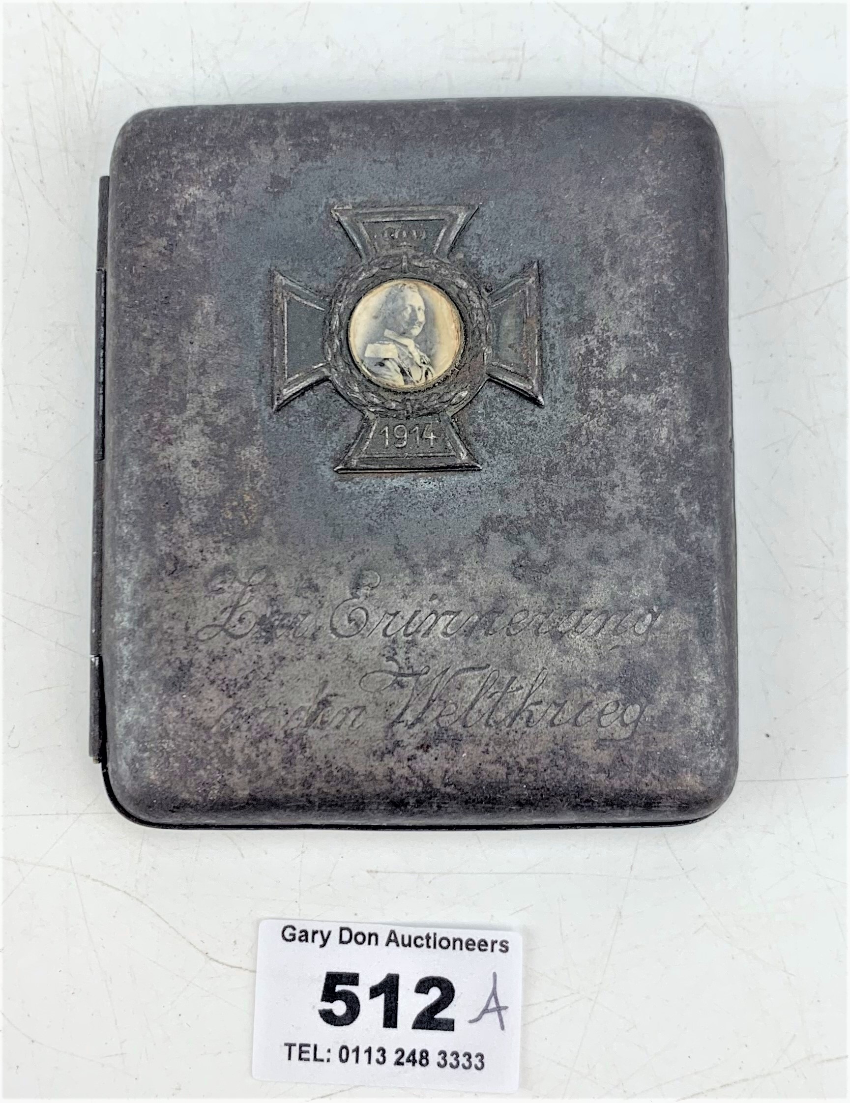 WW1 German cigarette case