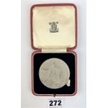 1935 Jubilee silver medallion