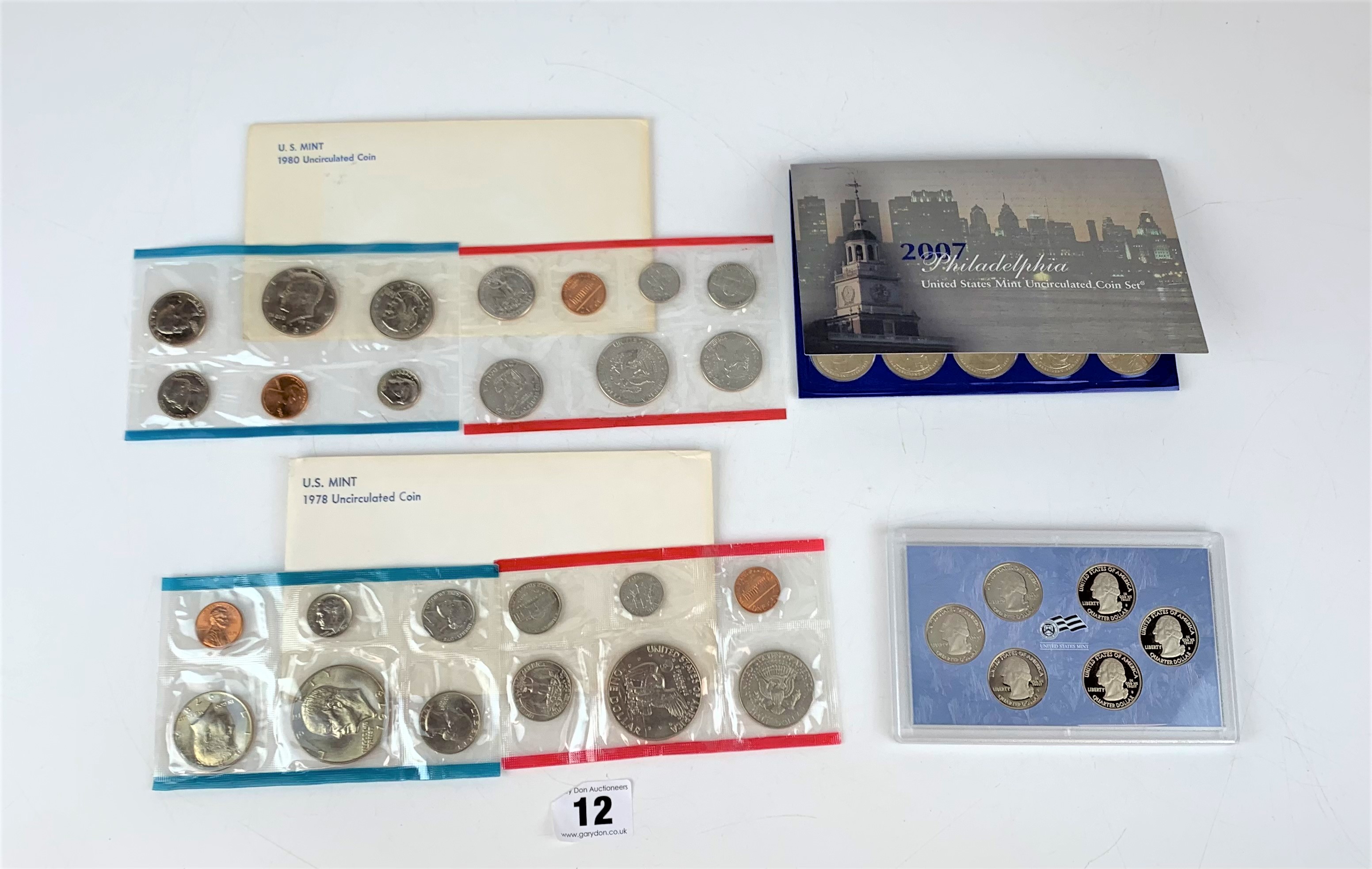 4 USA coin sets