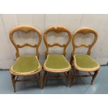 3 x antique chairs