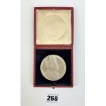 1902 Coronation silver medallion