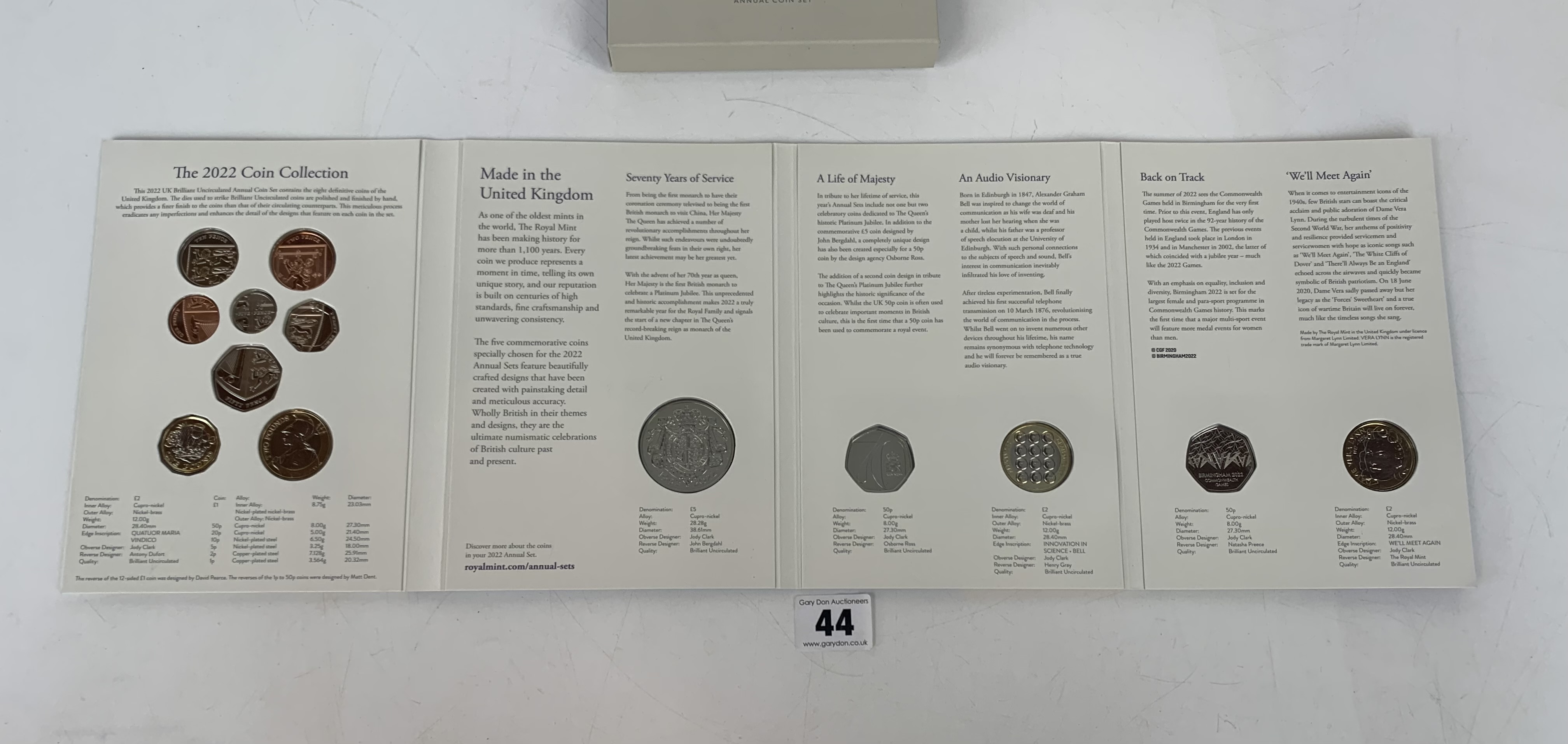 Royal Mint 2022 UK Annual Coin Set - Image 2 of 2