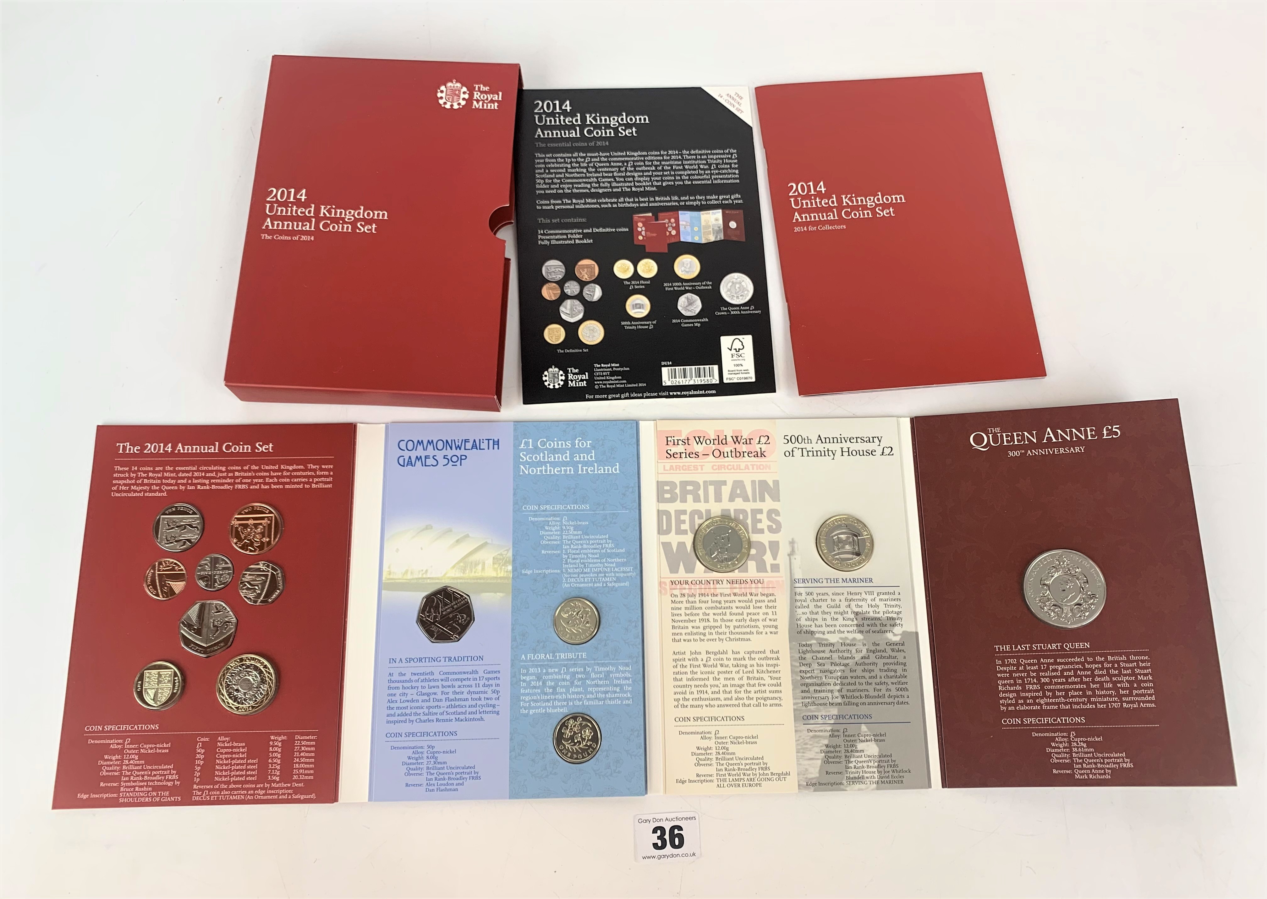 Royal Mint 2014 UK Annual Coin Set